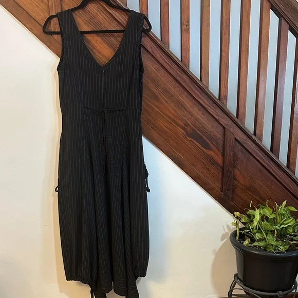 Hanna for la journee UNIQUE pin striped midi/maxi dress - Picture 5 of 9